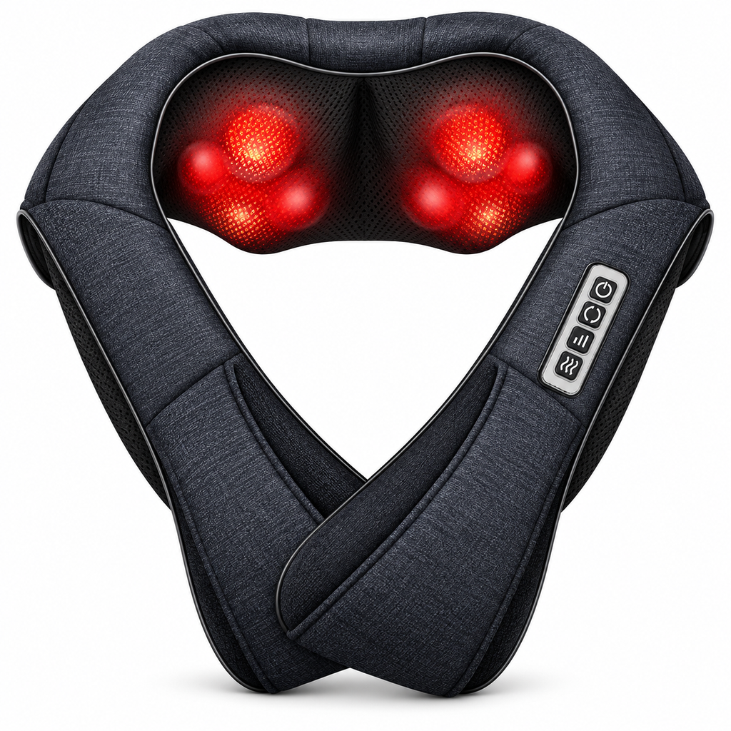 Deep-Kneading Heated Neck & Shoulder Massager
