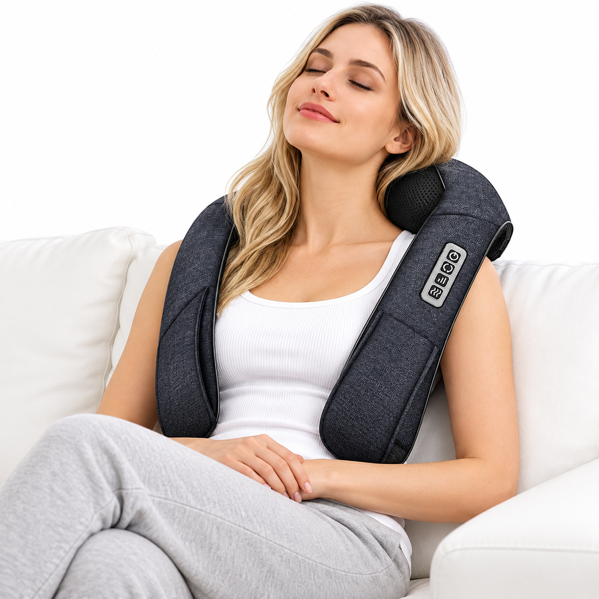 Deep-Kneading Heated Neck & Shoulder Massager