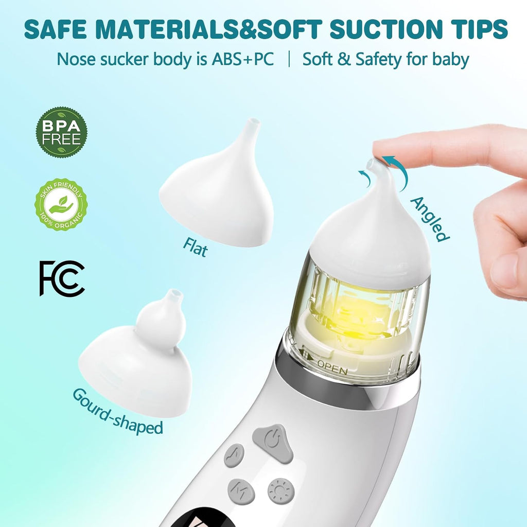 Snot Sucker for Baby, Nasal Aspirator for Baby – Electric Nose Sucker